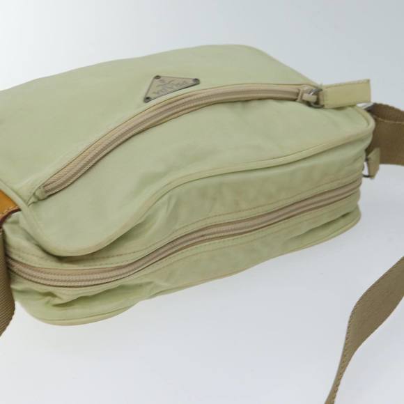 PRADA Shoulder Bag Nylon Cream Auth 71903 - Picture 6 of 16